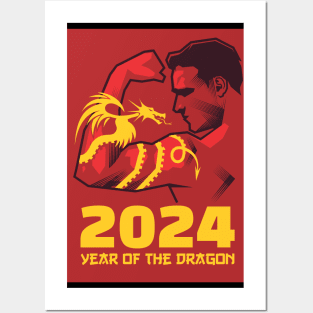 Year of The Dragon - Chinese New Year - 2024 Posters and Art